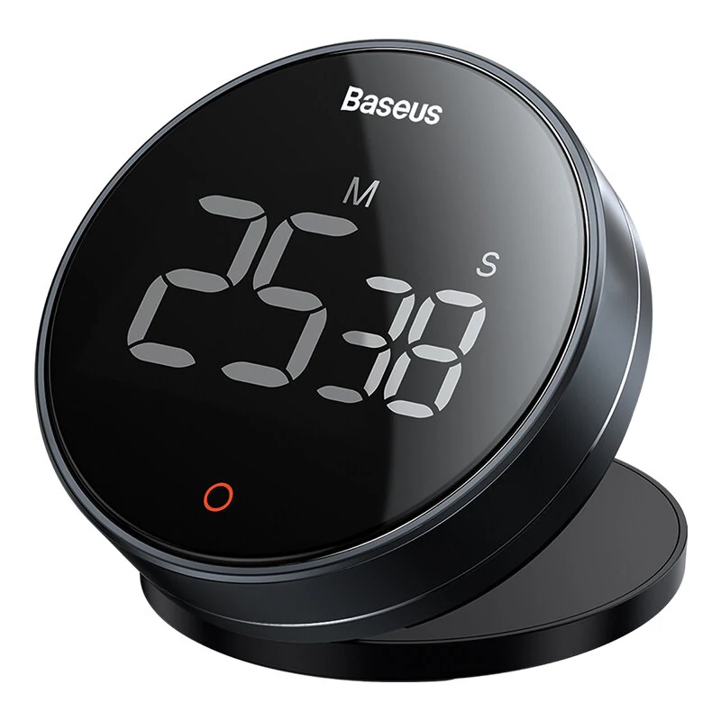 Baseus Magnetic Digital Kitchen Timer Countdown Timer for Kids Large LCD Display Volume Adjustable (image for) Baseus Magnetic Digital Kitchen Timer Countdown Timer for Kids Large LCD Display Volume Adjustable